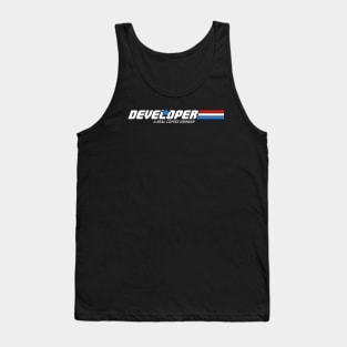 DEVELOPER - A REAL COFFEE DRINKER Tank Top